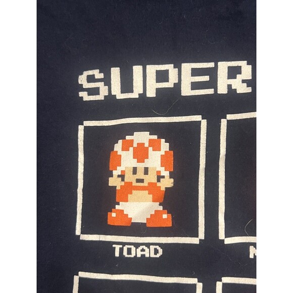Super Mario Bros T-Shirt Tee Mens Nintendo Luigi Peach Toad Characters 8 Bit 3X - Picture 3 of 14